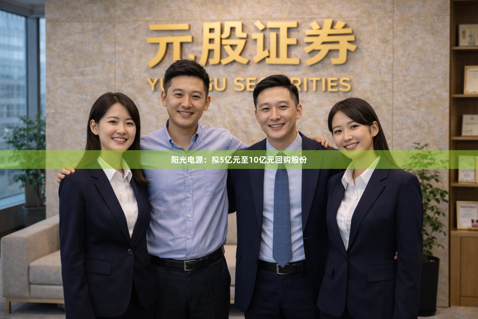 阳光电源：拟5亿元至10亿元回购股份