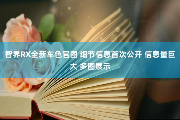 智界RX全新车色官图 细节信息首次公开 信息量巨大 多图展示