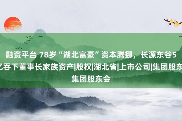 融资平台 78岁“湖北富豪”资本腾挪，长源东谷50亿吞下董事长家族资产|股权|湖北省|上市公司|集团股东会